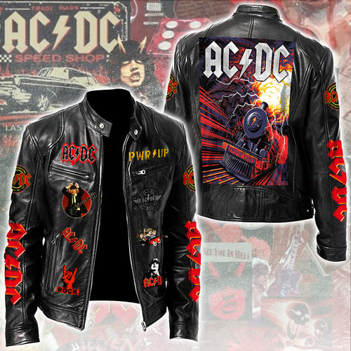 AC/DC Motorcycle Leather Jacket – TANTN18874