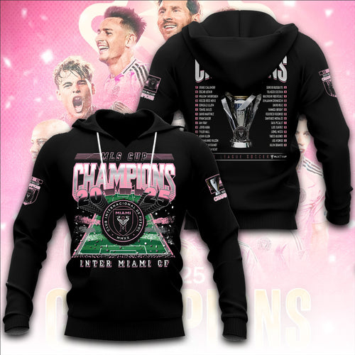Inter Miami CF Champions MLS 2025 3D Apparel – TANTN19186
