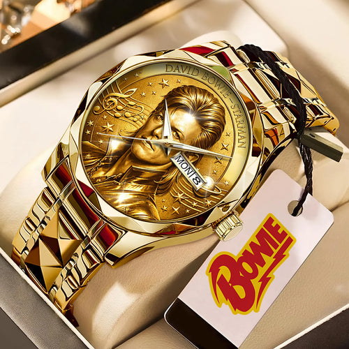 David Bowie Alloy Luxury Quartz Watch – TANTN20902