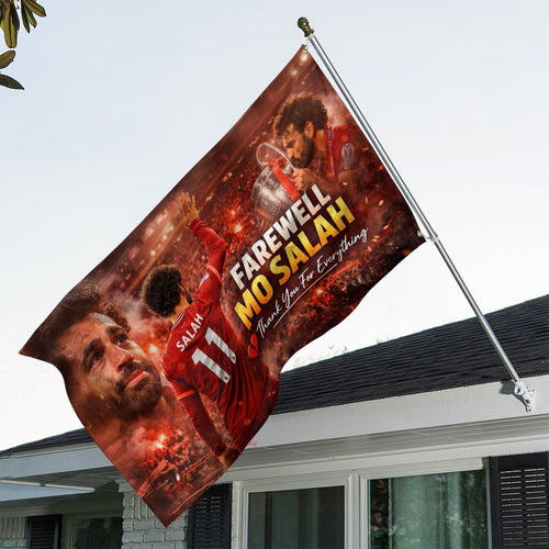 Liverpool FC x Mohamed Salah 3D Double-side House Flag – TANTN21955