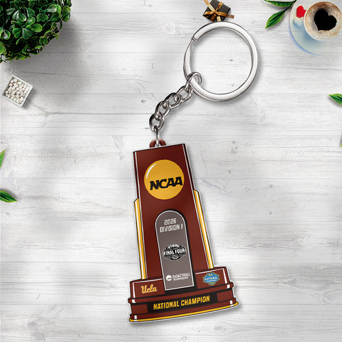 UCLA Bruins 2026 Women's Basketball National Champions Custom Shape 2-sided Keychain – TANTN22103