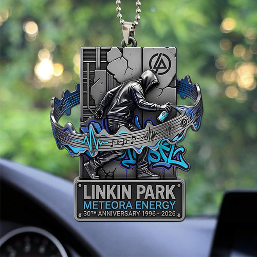 Linkin Park 30th Anniversary 1996/2026 Custom shape 2-sided Acrylic Car Ornament – TANTN22672