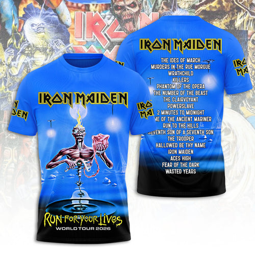 Iron Maiden Tour 2026 3D Apparel – TANTN22745