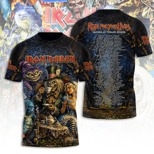 Iron Maiden Tour 2026 3D Apparel – TANTN23344