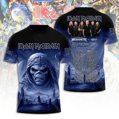 Iron Maiden Tour 2026 3D Apparel – TANTN23585