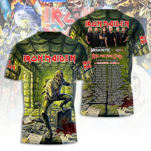Iron Maiden Tour 2026 3D Apparel – TANTN23708