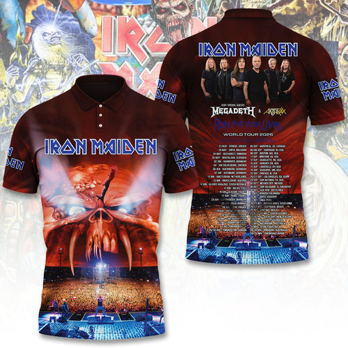 Iron Maiden Tour 2026 3D Apparel – TANTN23742