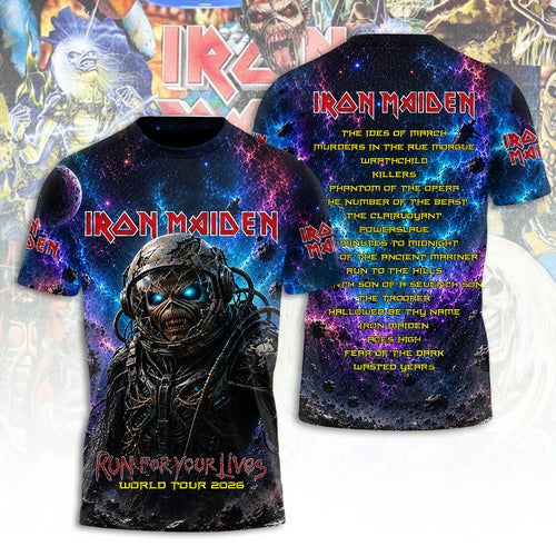 Iron Maiden Tour 2026 3D Apparel – TANTN24463