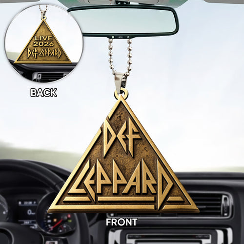 Def Leppard Tour 2026 Custom shape 2-sided Acrylic Car Ornament โ TANTN24674