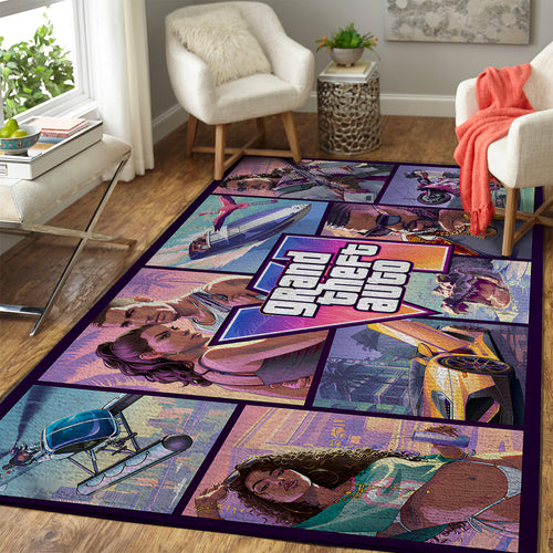 Grand Theft Auto VI Rectangular Rug – TANTN24819