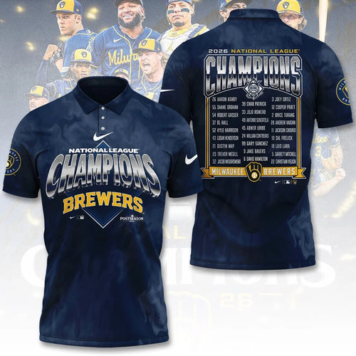 Milwaukee Brewers 2026 National League Champions 3D Apparel – TANTN26300