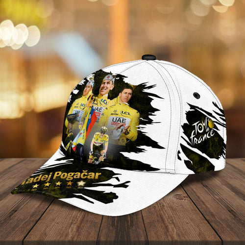 Tadej Pogacar 2026 Tour de France Winner Classic Cap – GNE7894