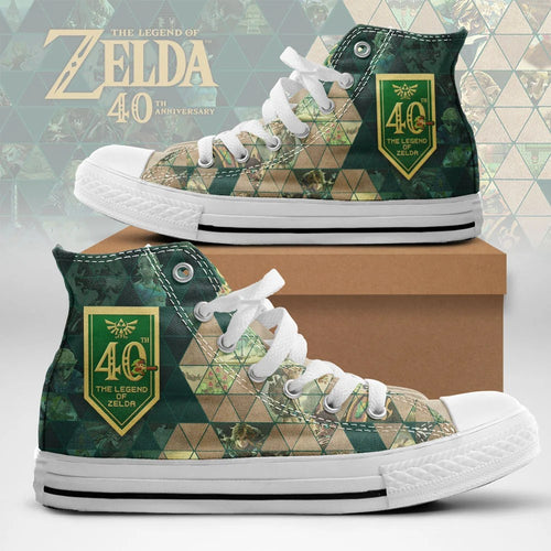 The Legend of Zelda 40th Anniversary High Top Canvas Shoes – TMTHU9443