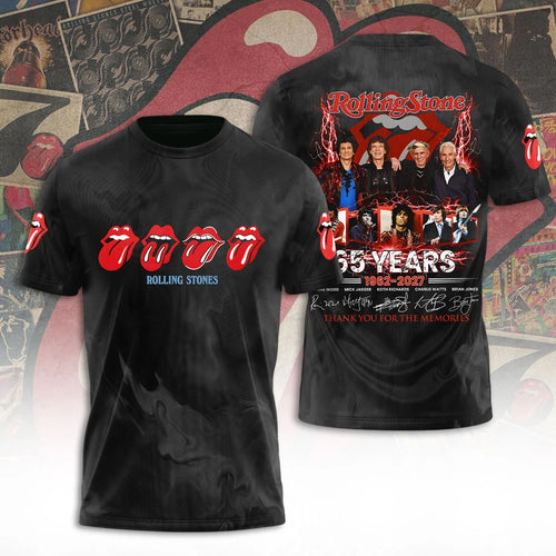 The Rolling Stones 65 Years 3D Apparel – TANTN25173