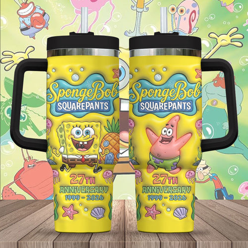 SpongeBob SquarePants 27th Anniversary 40oz Tumbler – TMTHU3336