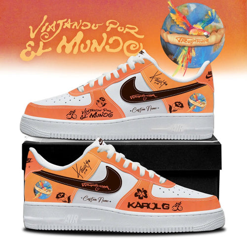 Viajando Por El Mundo Tropitour 2026 Karol G Air Force Shoes
