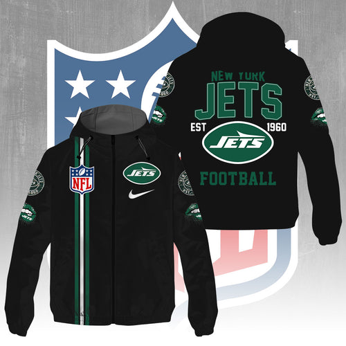 New York Jets 3D Windbreaker Jacket – GNE4305