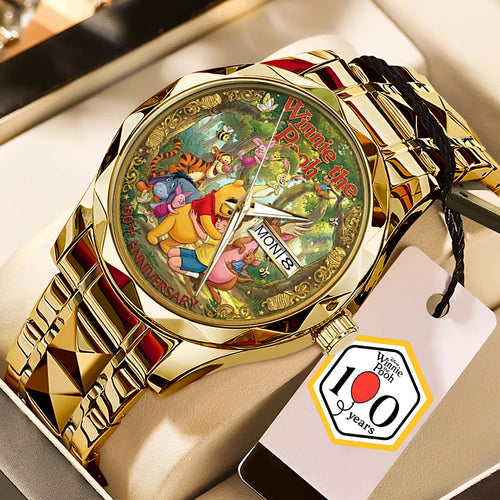 Winnie-the-Pooh 100th Anniversary Alloy Luxury Quartz Watch – TMTHU3178
