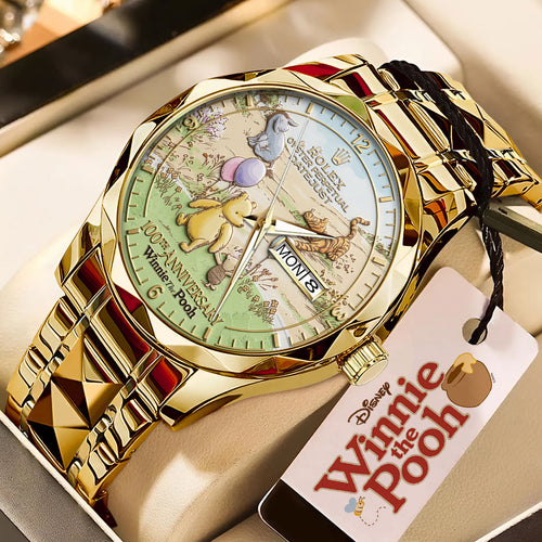 Winnie-the-Pooh 100th Anniversary Alloy Luxury Quartz Watch – TMTHU7591