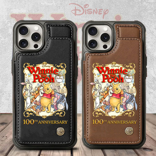 Winnie-the-Pooh 100th Anniversary Leather Wallet Phone Case – HOATT18229