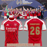 Arsenal FIFA Womens Champions Cup 2026 Winners Signature Shirt
