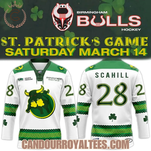 Birmingham Bulls 2026 Connor Scahil Jersey