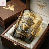 Bon Jovi 43rd Anniversary Livin On A Prayer Whiskey Glass