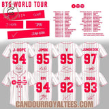 BTS: 2026 World Tour Exclusive Baseball Jersey