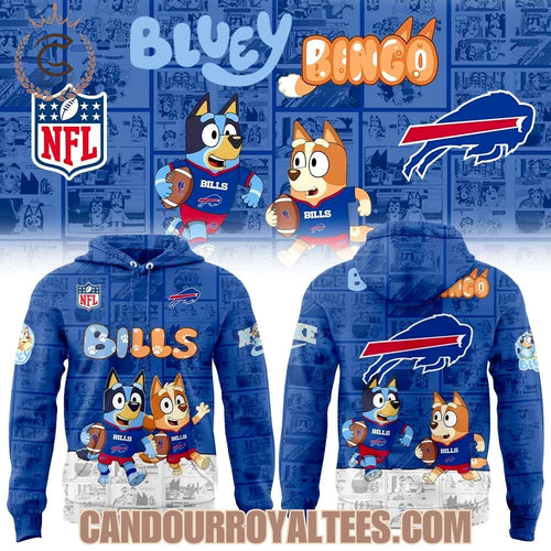 Buffalo Bills x Bluey and Bingo Hoodie