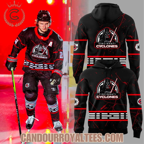 Cincinnati Cyclones Star Wars Night Darth Vader Hoodie