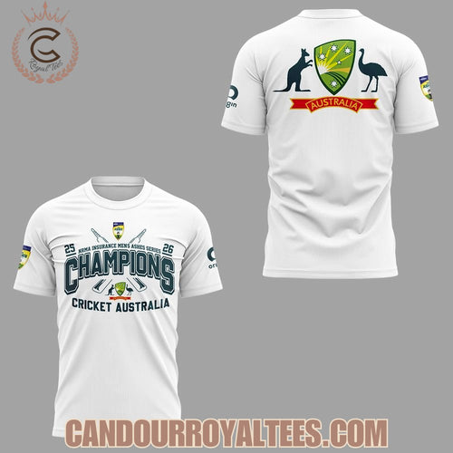 Cricket Australia NRMA Insurance Men’s Ashes Champions 2026 Tshirt, Hoodie