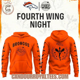 Denver Broncos Fourth Wings Night Hoodie
