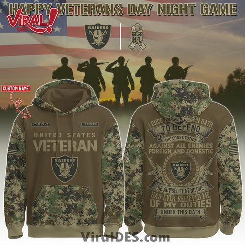 Las Vegas Raiders Salute to Service Limited Editions Hoodie