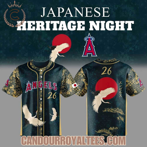 Los Angeles Angels Japanese Heritage Night 2026 Jersey