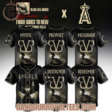 Los Angeles Angels x Black Veil Brides From Ashes To New Tour 2026 Baseball Jersey