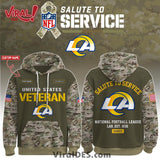 Los Angeles Rams 2025 Salute to Service Hoodie, Long Pants