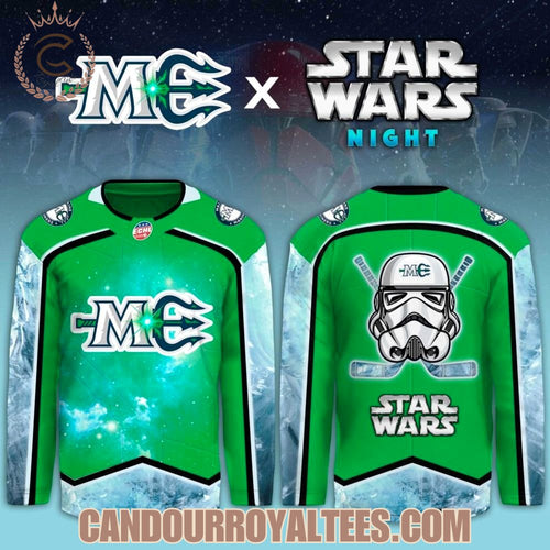 Maine Mariners Star Wars Night Game Hockey Jersey