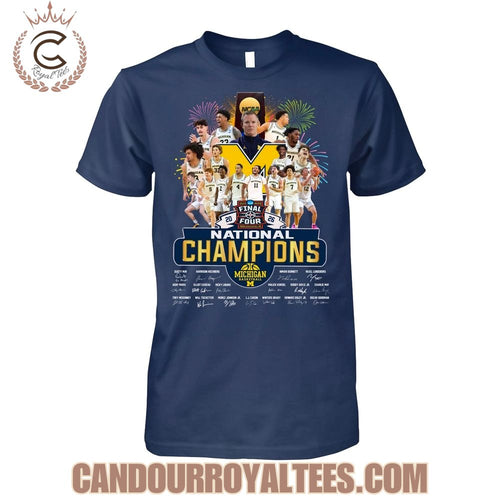 Michigan Wolverines Men’s Basketball National Champions 2026 T-Shirt