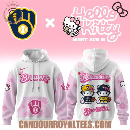 Milwaukee Brewers x Hello Kitty Night 2026 Hoodie