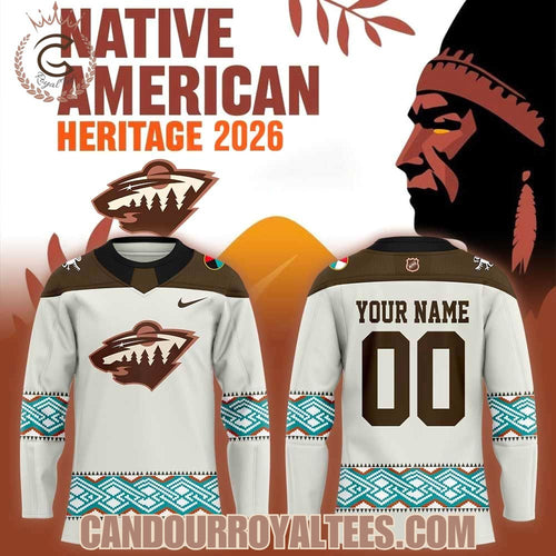 Minnesota Wild Native American Heritage Night 2026 Hockey Jersey