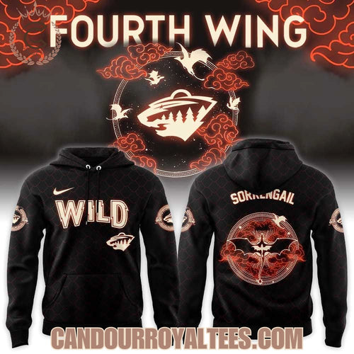 Minnesota Wild x Fourth Wing Night Hoodie