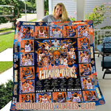 New York Knicks 2026 NBA Finals Champions Quilt Blanket