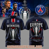 Paris Saint Germain UEFA Champions League Winners 2026 Tshirt, Hoodie