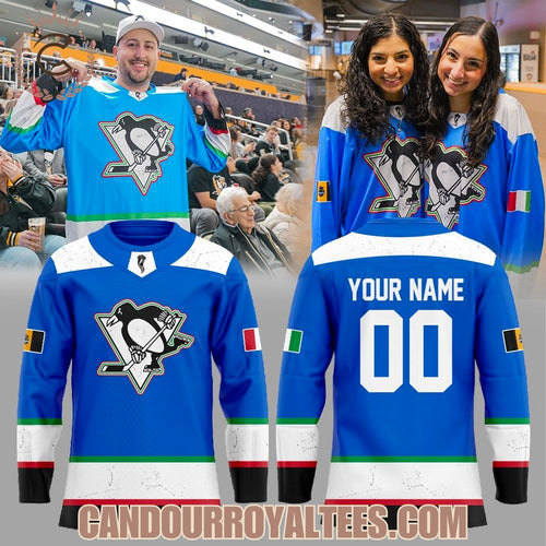 Pittsburgh Penguins Italyinz Heritage 2026 Hockey Jersey