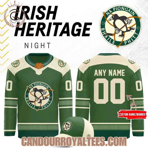 Pittsburgh Penguins x Irish Heritage Night Jersey