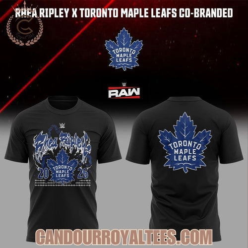 Rhea Ripley x Toronto Maple Leafs Co-Branded Tshirt, Hoodie