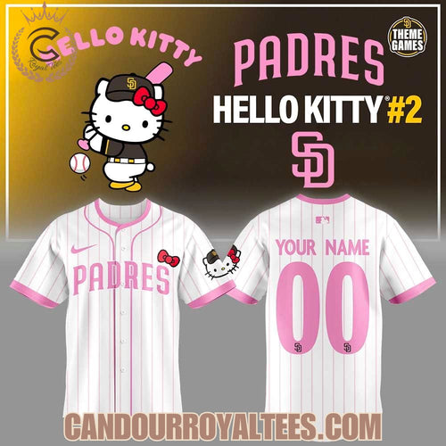 San Diego Padres Hello Kitty Night 2026 Jersey