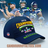 Seattle Seahawks Super Bowl LX Champions 2026 Cap