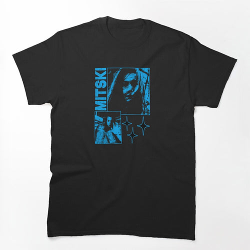 Blue Silhouette Style Bedroom Pop Singer Shirt