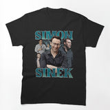 Simon Sinek Vintage Bootleg Rap Graphic Retro 90s Bootleg Graphic Shirt
